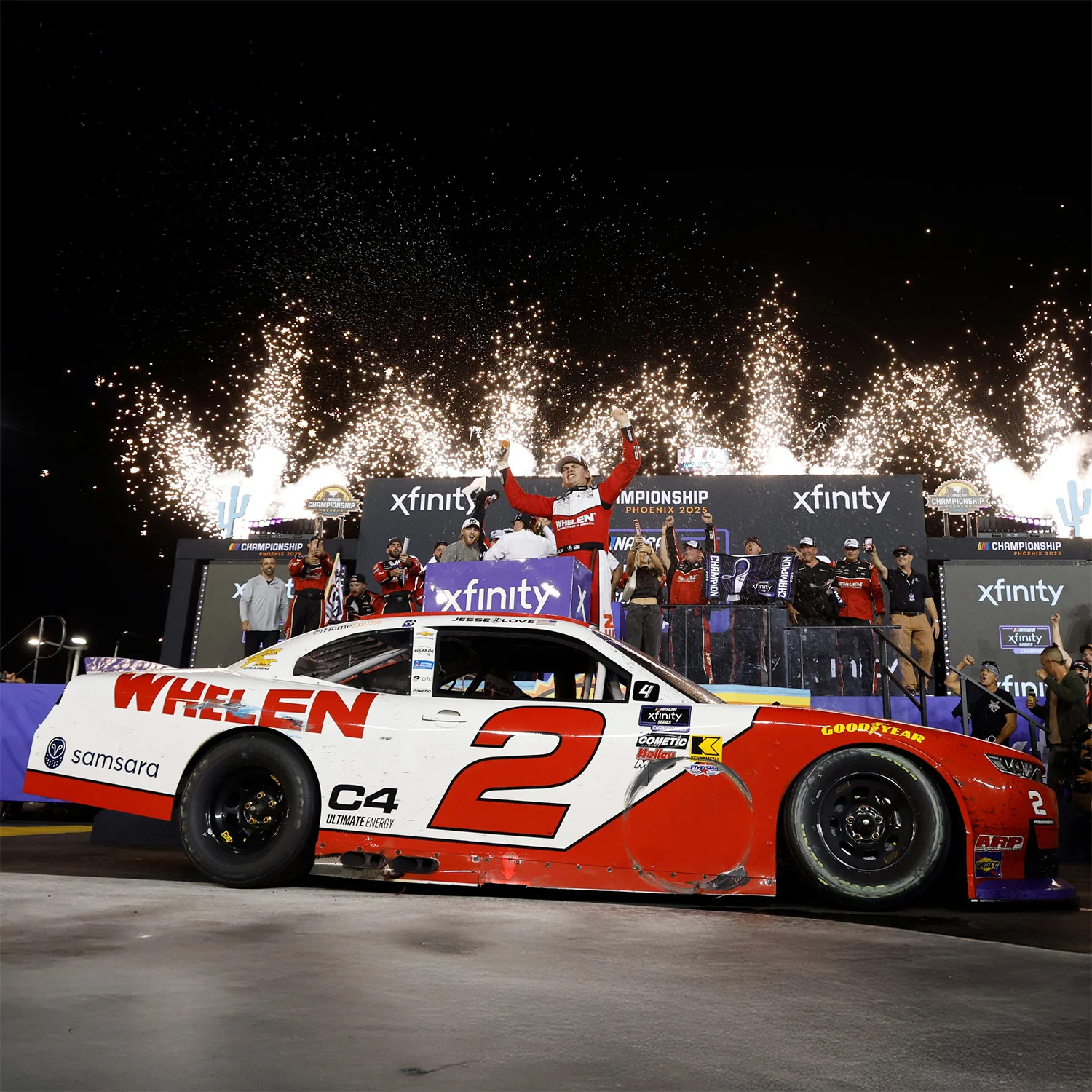 Jesse Love NASCAR Xfinity Champion Phoenix Race Win 1:24 Standard 2025 Diecast Car Preorder - Currently Projected September - Image 2
