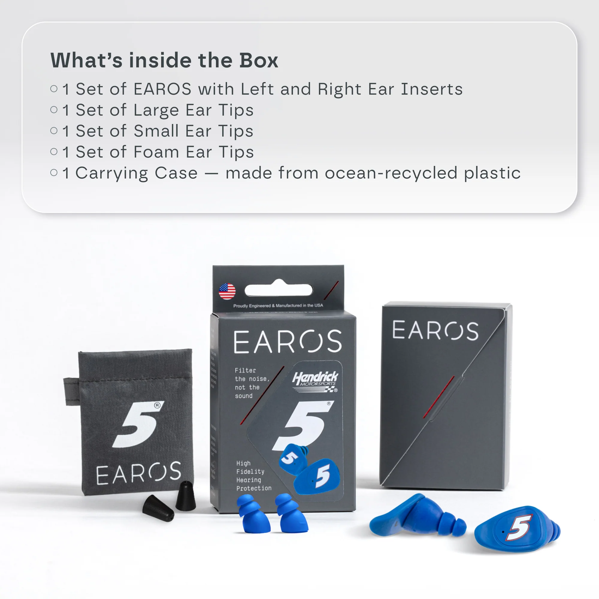 Kyle Larson #5 EAROS SPORT State of the Art Noise Reduction Ear Plugs - Sale - Image 3