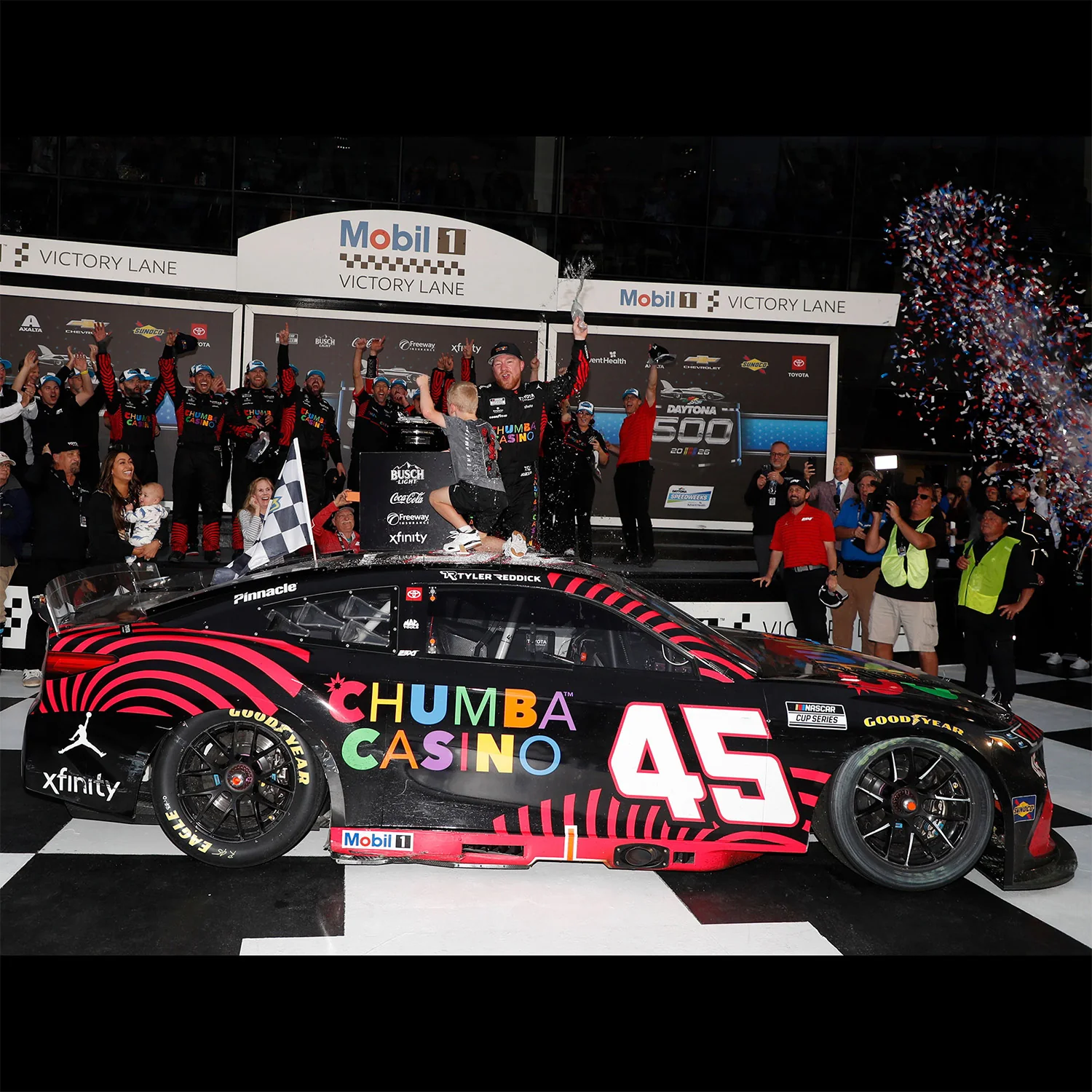 Tyler Reddick Daytona 500 Race Win 1:64 Standard 2026 Diecast Chassis Car Preorder - Currently Projected September - Image 2