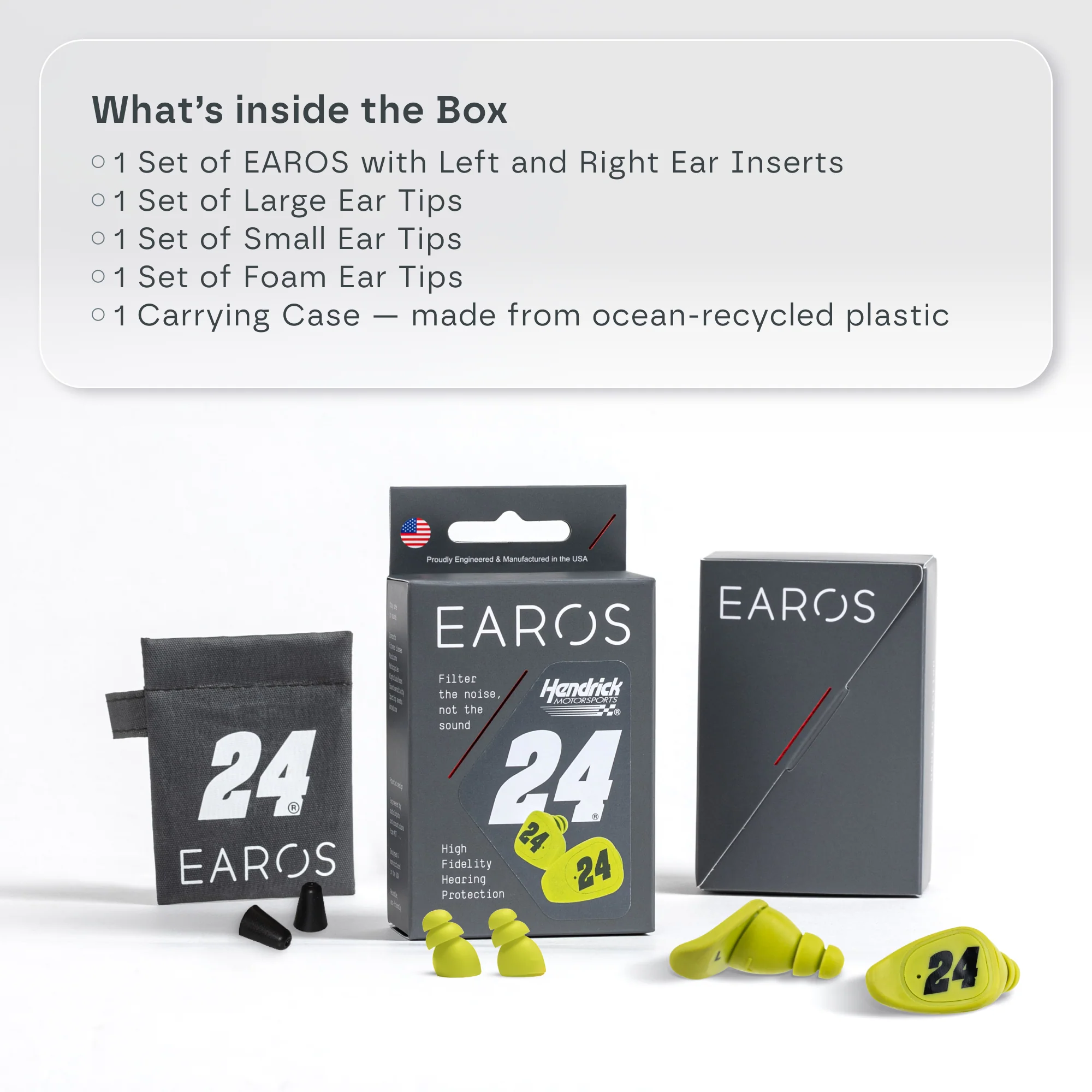 William Byron #24 EAROS SPORT State of the Art Noise Reduction Ear Plugs - Sale - Image 3